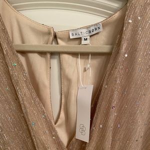 Baltic Born Abigail Champagne Sparkle Gown M
